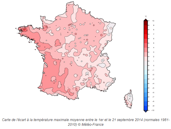 Image d'illustration pour Douceur record sur l'Ouest de la France