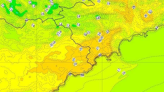 Image d'illustration pour Records mensuels de chaleur pulvérisés sur la Côte d'Azur