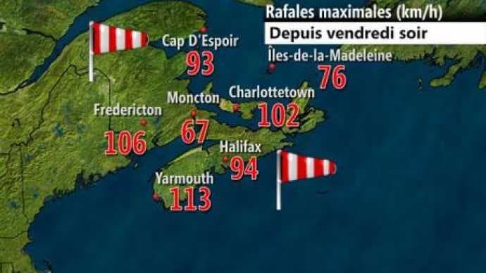 Image d'illustration pour Cyclone : tempête tropicale puis ouragan Arthur sur l'Atlantique