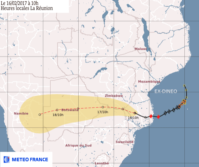 Image d'illustration pour Le cyclone Dineo impacte le Mozambique