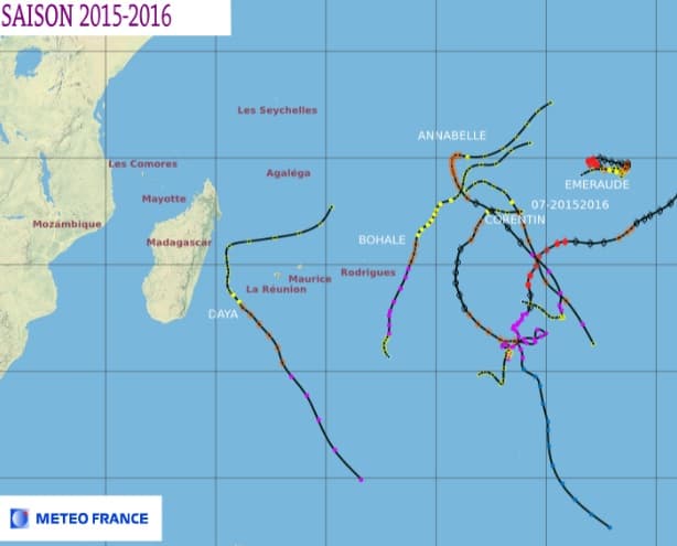 Image d'illustration pour Fantala : un cyclone au sein d'une saison assez calme sur l'Océan Indien