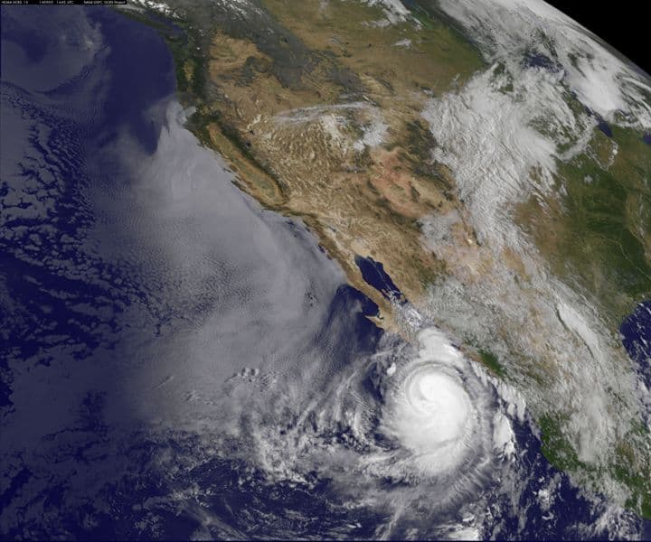 Image d'illustration pour Cyclone Norbert : dégâts au Mexique et aux Etats Unis