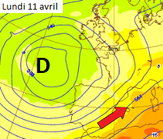 Image d'illustration pour Une dépression sur l'Atlantique commande la météo de la semaine