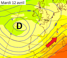 Image d'illustration pour Une dépression sur l'Atlantique commande la météo de la semaine