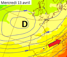 Image d'illustration pour Une dépression sur l'Atlantique commande la météo de la semaine