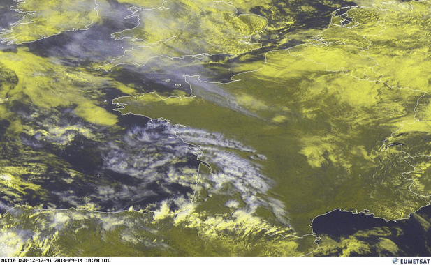 Image d'illustration pour Un dimanche encore assez estival - orages près des Pyrénées