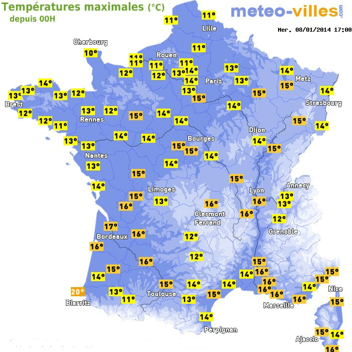 Image d'illustration pour Douceur au paroxysme ce mercredi sur la France