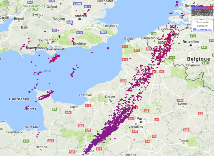 Image d'illustration pour Parenthèse douce et orageuse sur le Nord de la France