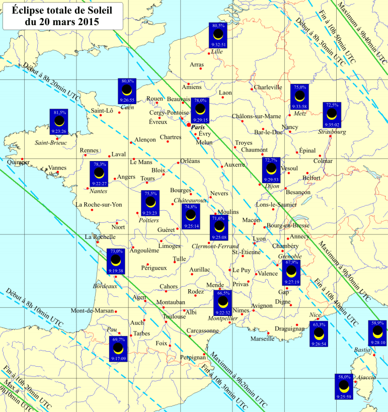 Image d'illustration pour Eclipse de soleil du 20 mars : suivi en direct ! 