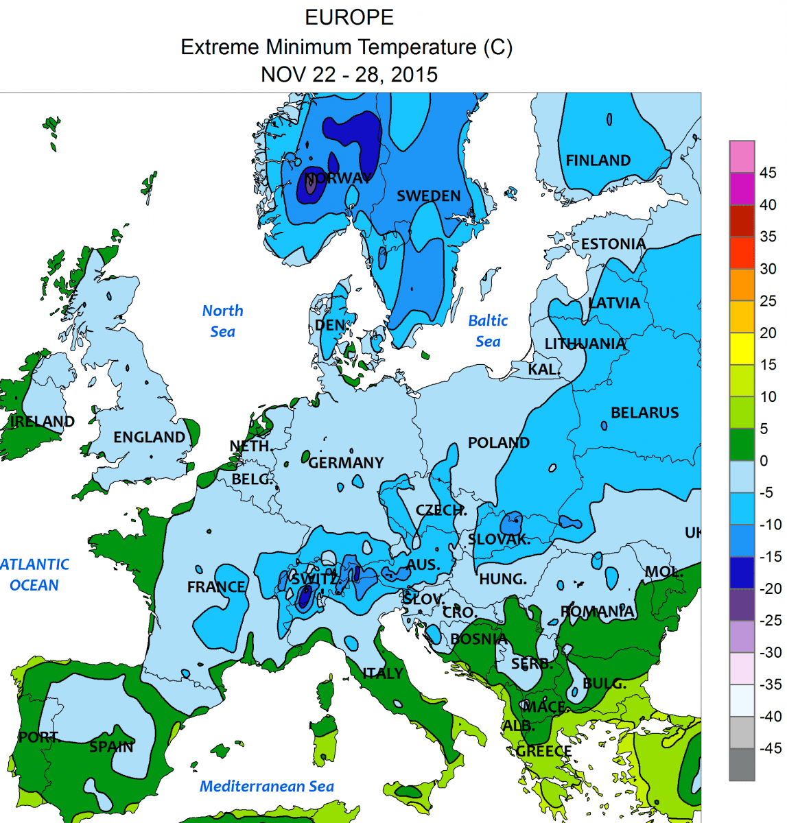 Image d'illustration pour Une dernière semaine de novembre plus fraîche que la normale