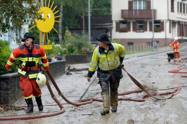 Image d'illustration pour Fortes pluies sur le Centre Est - inondations et coulés de boue en Suisse