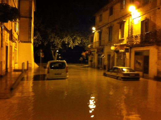 Image d'illustration pour Orages stationnaires, crues et inondations sur l'Hérault et le Gard (4 morts)