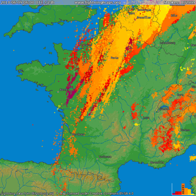 Image d'illustration pour Synthèse des orages du 6 au 13 juin : grêle, rafale, tornade et crue subite