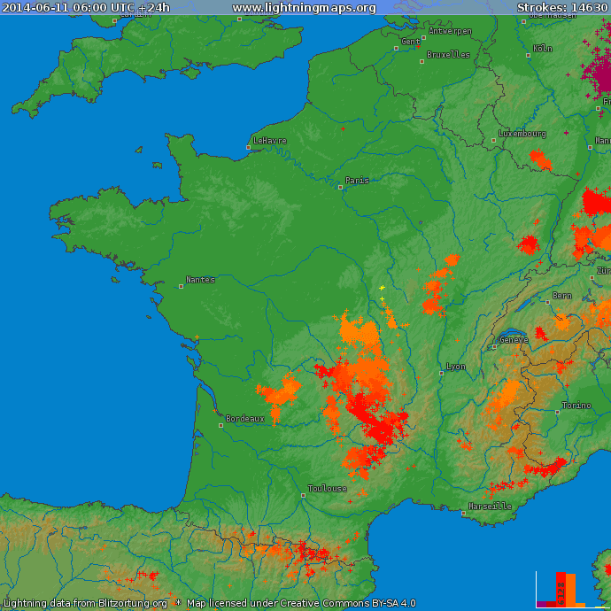 Image d'illustration pour Synthèse des orages du 6 au 13 juin : grêle, rafale, tornade et crue subite