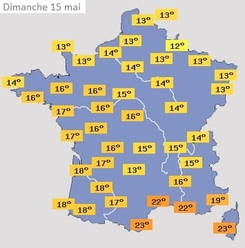 Image d'illustration pour Baisse sensible des température et risque de gel pour la Pentecôte