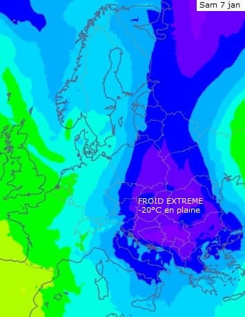 Image d'illustration pour Froid, neige et verglas en fin de semaine