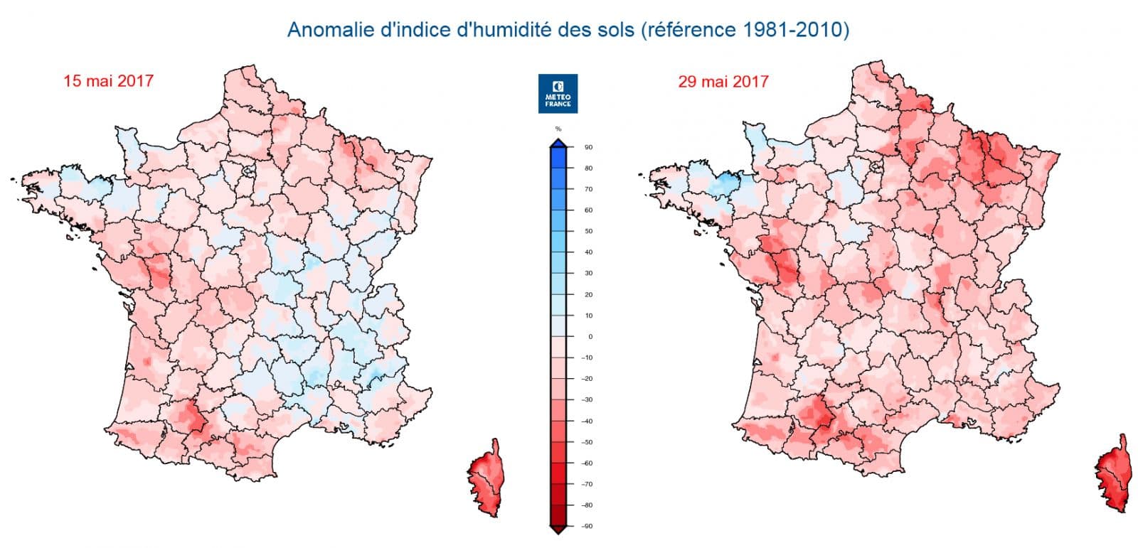 Image d'illustration pour Une sécheresse des sols aggravée en Mai 