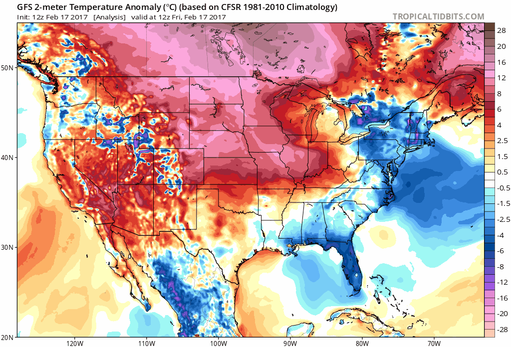 Image d'illustration pour Etats-Unis : une douceur record en Février 