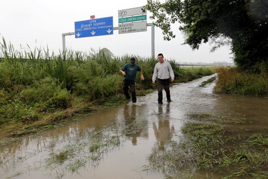Image d'illustration pour Fortes pluies sur le Centre Est - inondations et coulés de boue en Suisse