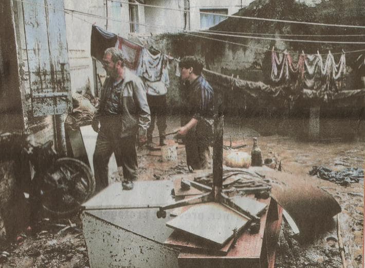 Image d'illustration pour Orage catastrophique à Nîmes le 3 octobre 1988