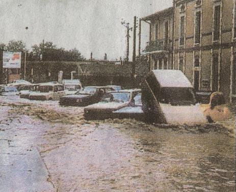 Image d'illustration pour Orage catastrophique à Nîmes le 3 octobre 1988
