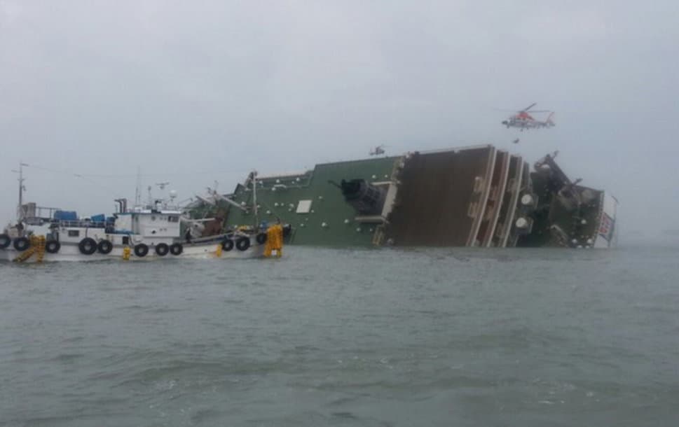 Image d'illustration pour Naufrage d'un ferry en Corée su Sud - température de l'eau