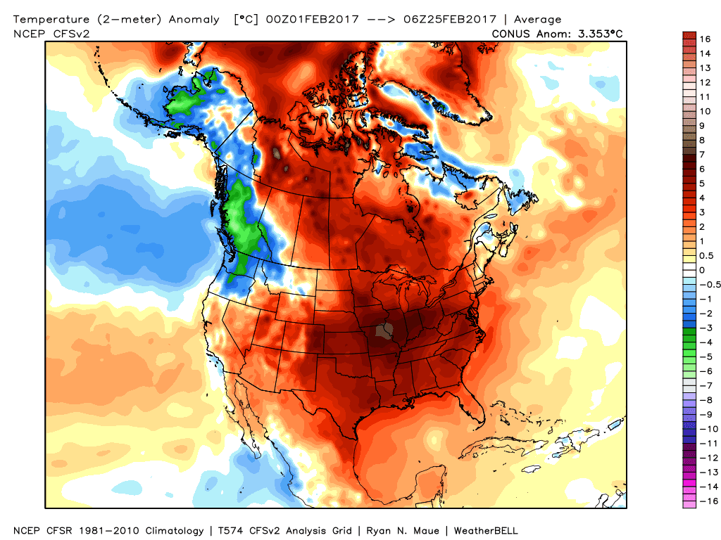 Image d'illustration pour Etats-Unis : une douceur record en Février 