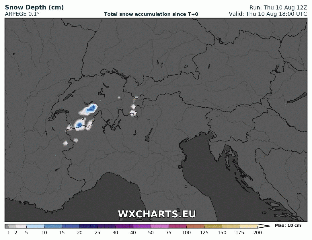 Image d'illustration pour Retour de la neige sur les Alpes et les Pyrénées