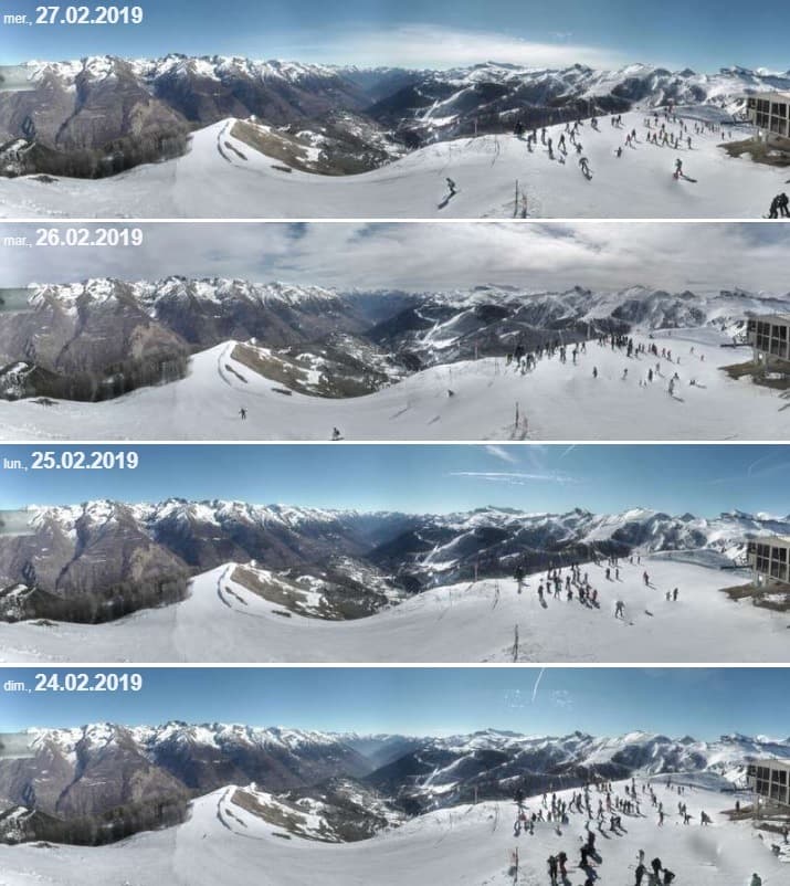 Image d'illustration pour Enneigement sur Pyrénées et Alpes & vacances de février