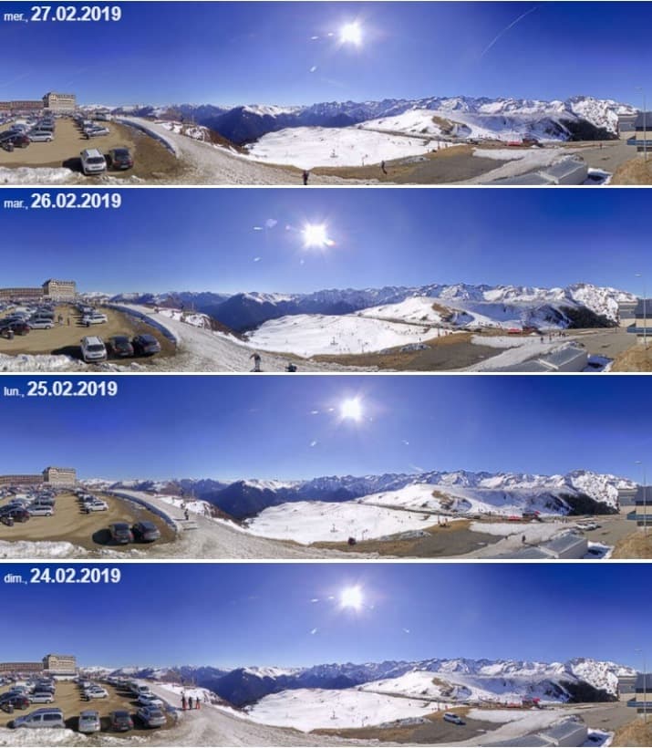 Image d'illustration pour Enneigement sur Pyrénées et Alpes & vacances de février