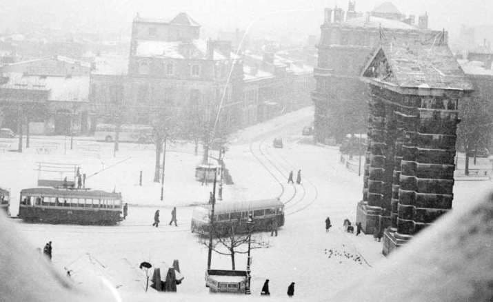 Image d'illustration pour Jusqu'à 80 cm de neige en février 1956 en Aquitaine