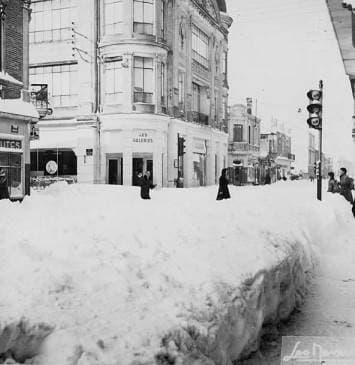 Image d'illustration pour Jusqu'à 80 cm de neige en février 1956 en Aquitaine