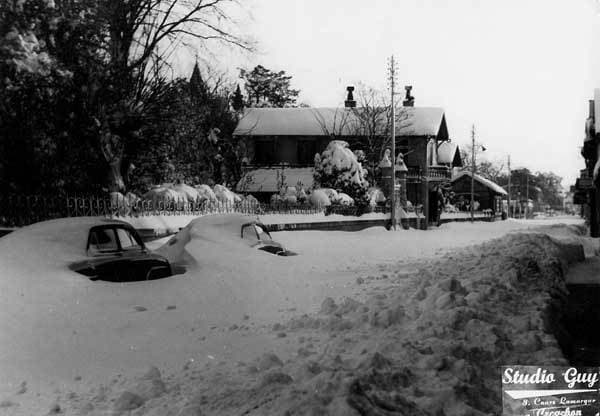 Image d'illustration pour Jusqu'à 80 cm de neige en février 1956 en Aquitaine