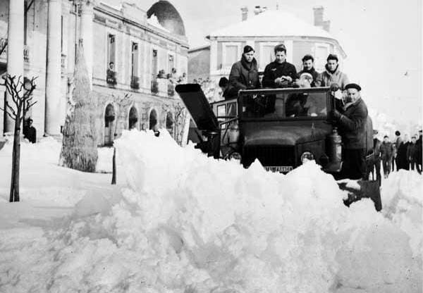 Image d'illustration pour Jusqu'à 80 cm de neige en février 1956 en Aquitaine