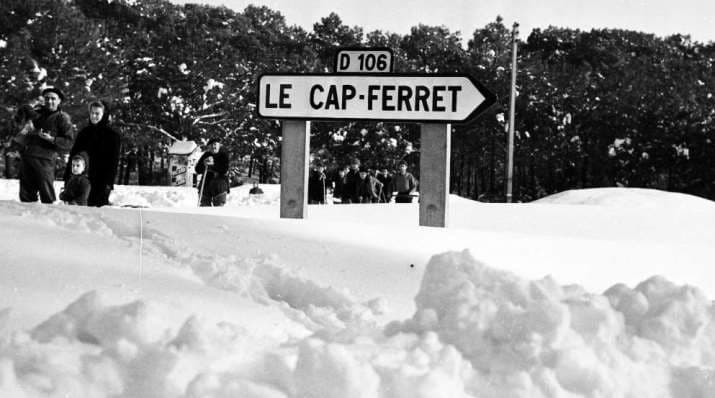 Image d'illustration pour Jusqu'à 80 cm de neige en février 1956 en Aquitaine