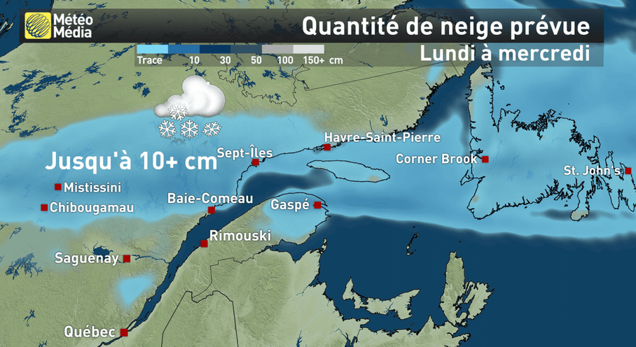 Image d'illustration pour Retour de la neige sur les Etats-Unis et le Canada