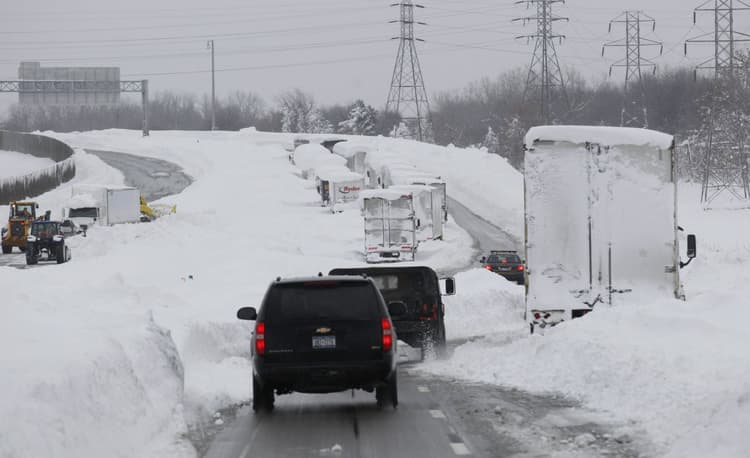 Image d'illustration pour Fort redoux après la neige aux Etats-Unis