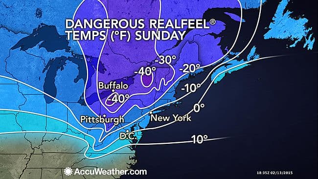 Image d'illustration pour Neige, froid et blizzard persistent sur l'Est des Etats Unis et du Canada