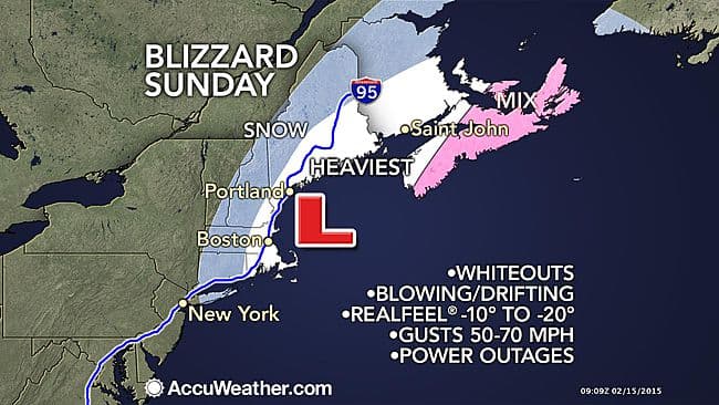 Image d'illustration pour Neige, froid et blizzard persistent sur l'Est des Etats Unis et du Canada