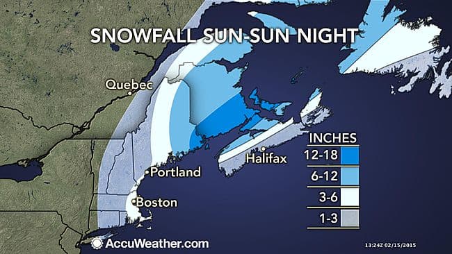 Image d'illustration pour Neige, froid et blizzard persistent sur l'Est des Etats Unis et du Canada