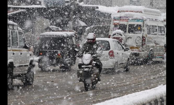Image d'illustration pour Fortes chutes de neige en Jammu et Cachemire (Inde)