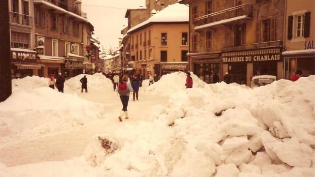 Image d'illustration pour Neige exceptionnelle près du Léman les 16 et 17 février 1985