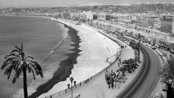 Image d'illustration pour Plus de 30 cm de neige sur la Côte d'Azur en janvier 1985