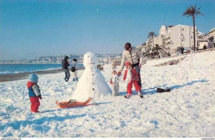 Image d'illustration pour Plus de 30 cm de neige sur la Côte d'Azur en janvier 1985