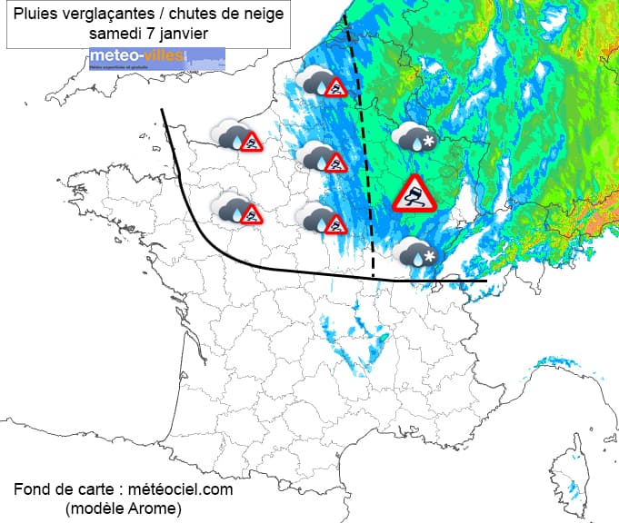 Image d'illustration pour Neige et verglas : attention aux phénomènes glissants