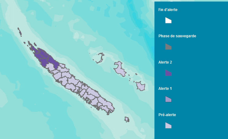 Image d'illustration pour Alerte cyclonique en Nouvelle Calédonie 