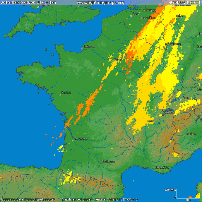 Image d'illustration pour De violents orages interrompent les fortes chaleurs du 6 au 10 août