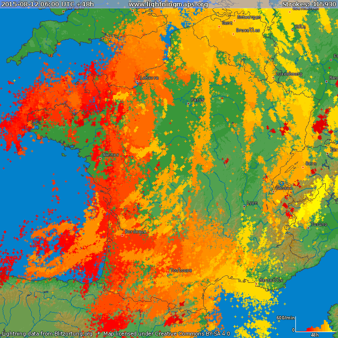 Image d'illustration pour Bilan des violents orages les 12 & 13 août : vent, foudre, inondations