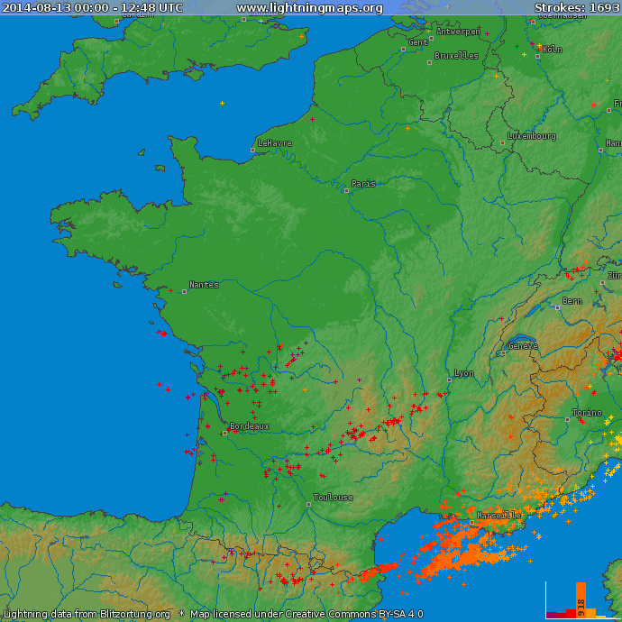 Image d'illustration pour Orage et fortes pluies en PACA - quelques inondations à Marseille