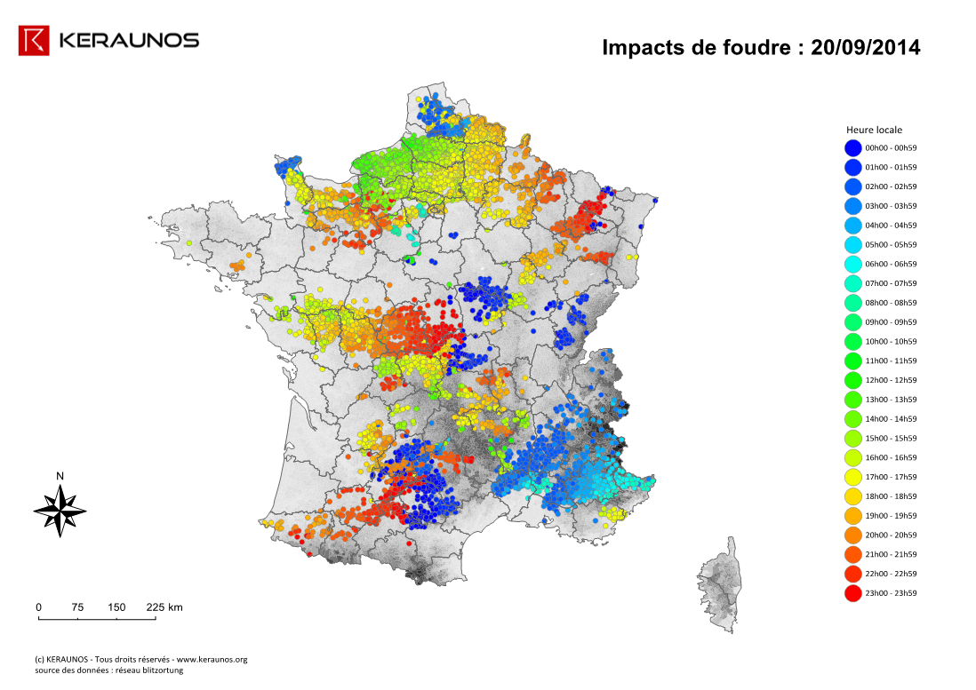 Image d'illustration pour Orages violents entre Poitou Charentes, Limousin et Auvergne
